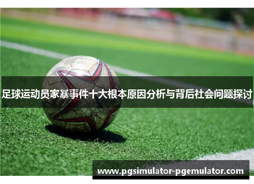 足球运动员家暴事件十大根本原因分析与背后社会问题探讨